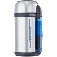 Термос ZOJIRUSHI SF-CС15XA 1.5l (складная ручка+ремешок) Стальной